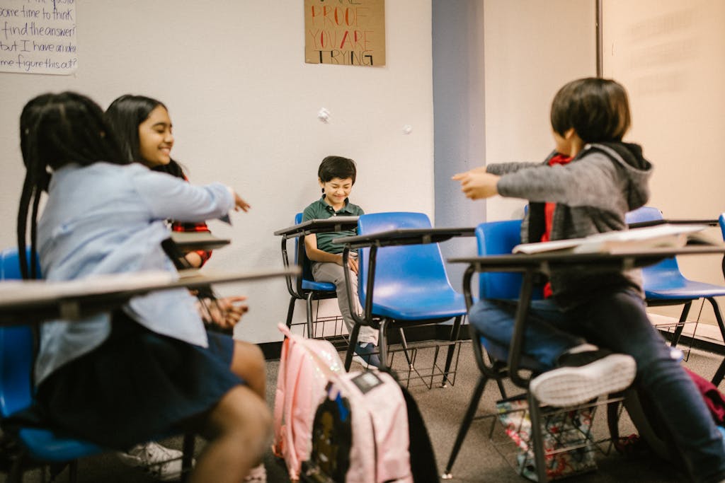 Boy Getting Bullied by His Classmates